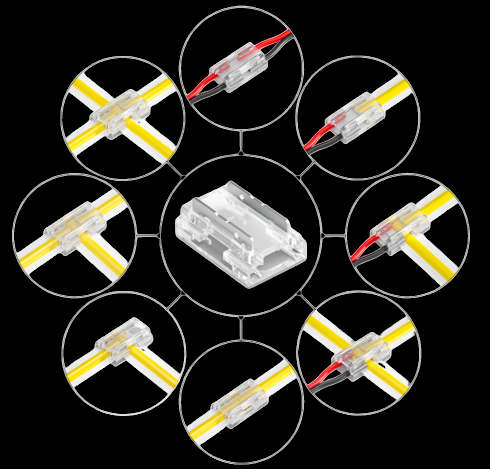 Conector Rápido para tira COB